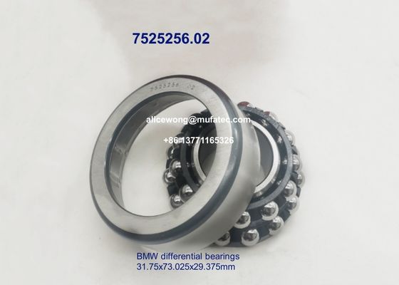 7525256.02 7525256 F-234975.10 BMW differential bearings double row ball bearings 31.75x73.025x24/29.375mm