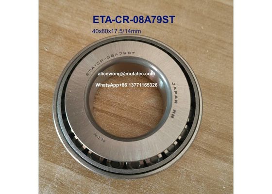 ETA-CR-08A79ST CR-08A79ST ETA CR 08A79ST automotive transmission bearings special taper roller bearings 40x80x17.5/14mm