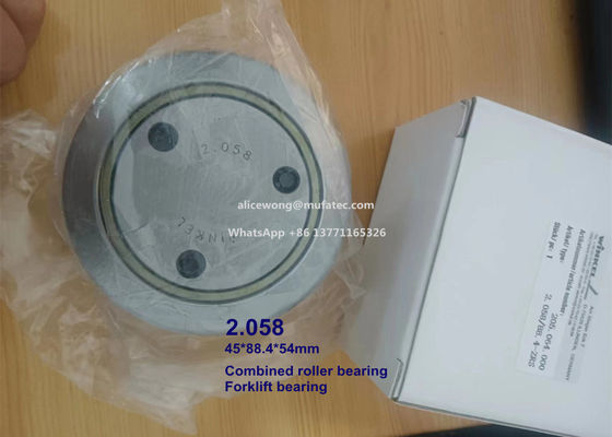 2.058 gecombineerd rollagers radiallagers vorkheflagers 45*88.4*54mm