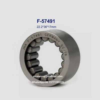 F-57491.RNU Volledig complementaire rolhuls hydraulische pomplagers met stalen messing nylon kooi